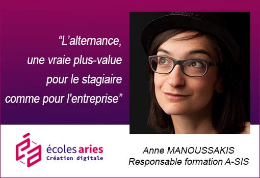 L’alternance vue côté entreprise : Interview de Anne Manoussakis, Responsable Formation A-SIS