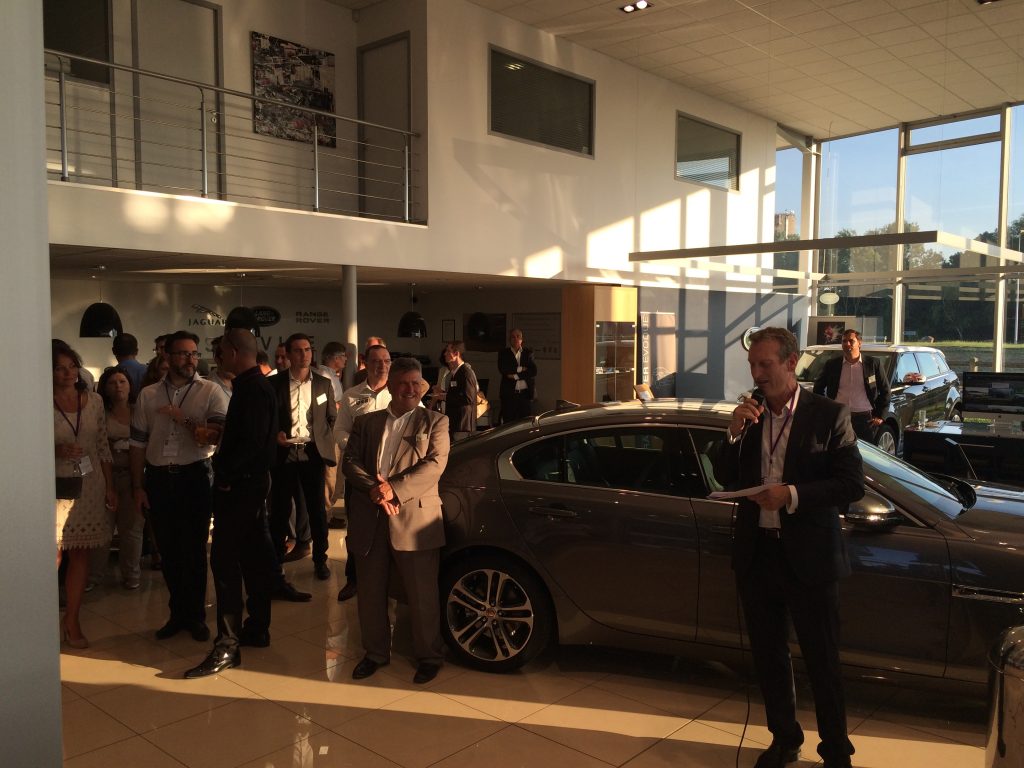 Lancement du club affaires CARBAO Lumière le 2 juin 2015 Chez Automotion Land Rover Jaguar à Limonest