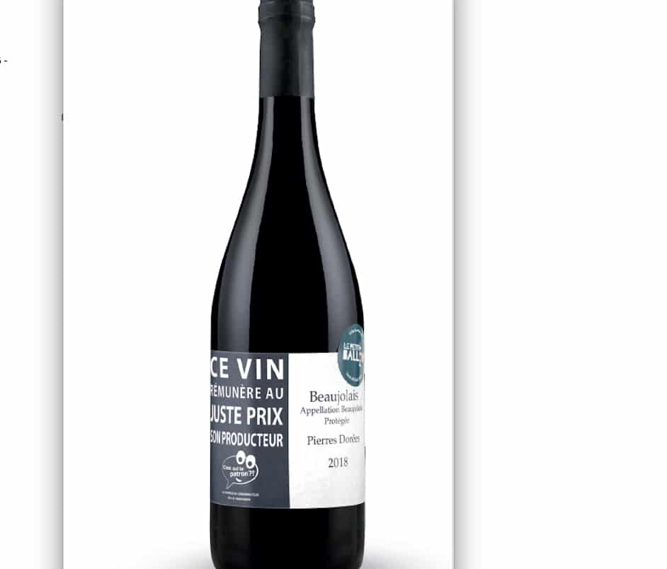 Le Beaujolais « C’est Qui Le Patron » vendu au « juste prix » : 5,96 euros…