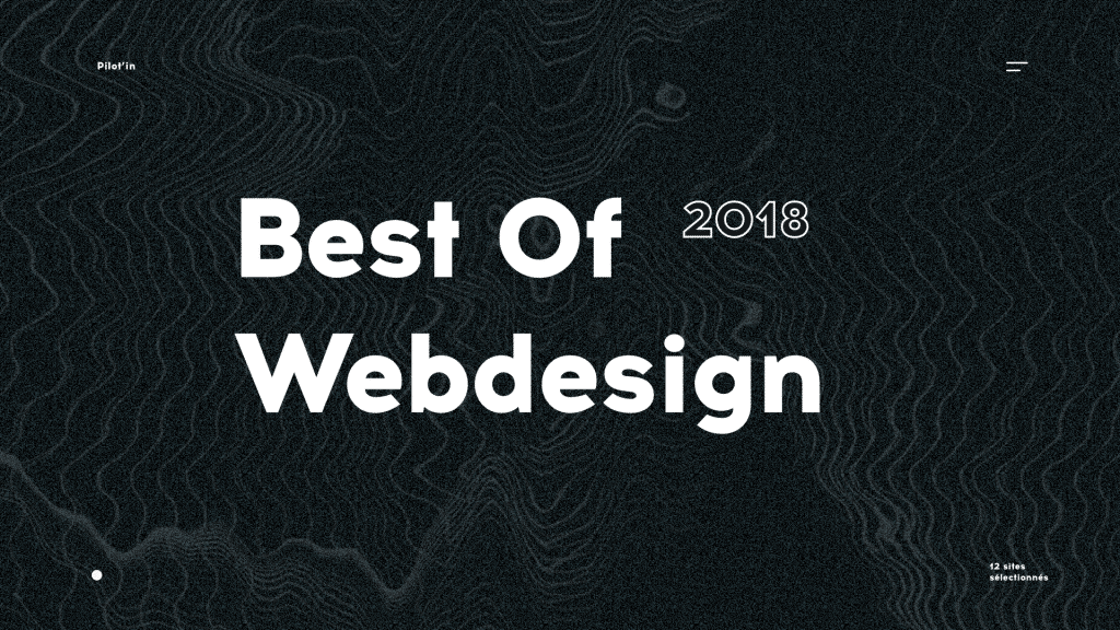 Le Best Of webdesign de 2018 par Pilot’in