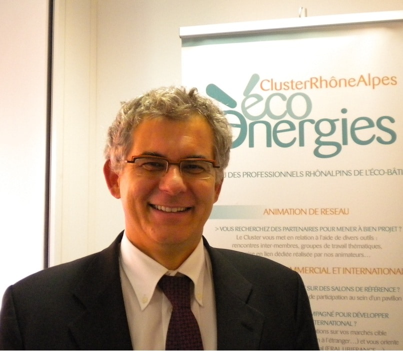 Le Cluster Eco-Energie Rhône-Alpes porte à sa tête un nouveau président : Marc Sagnimorte