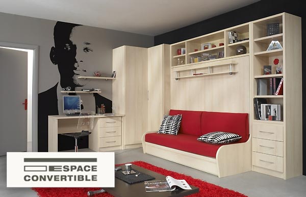 Le lit armoire escamotable pour une chambre bien rangée