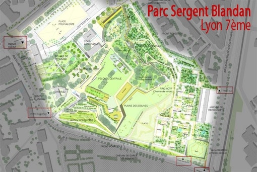 Le Parc Blandan, une bouffée d’air pour trois arrondissements de Lyon