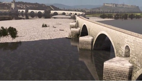 Le pont d’Avignon reconstitué grâce à une appli 3D à 2,4 millions d’euros