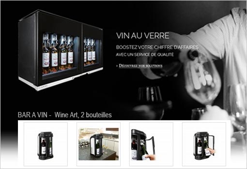 Le service du vin au verre pour le professionnel et le particulier est chez Espace Cave – EuroCave Lyon