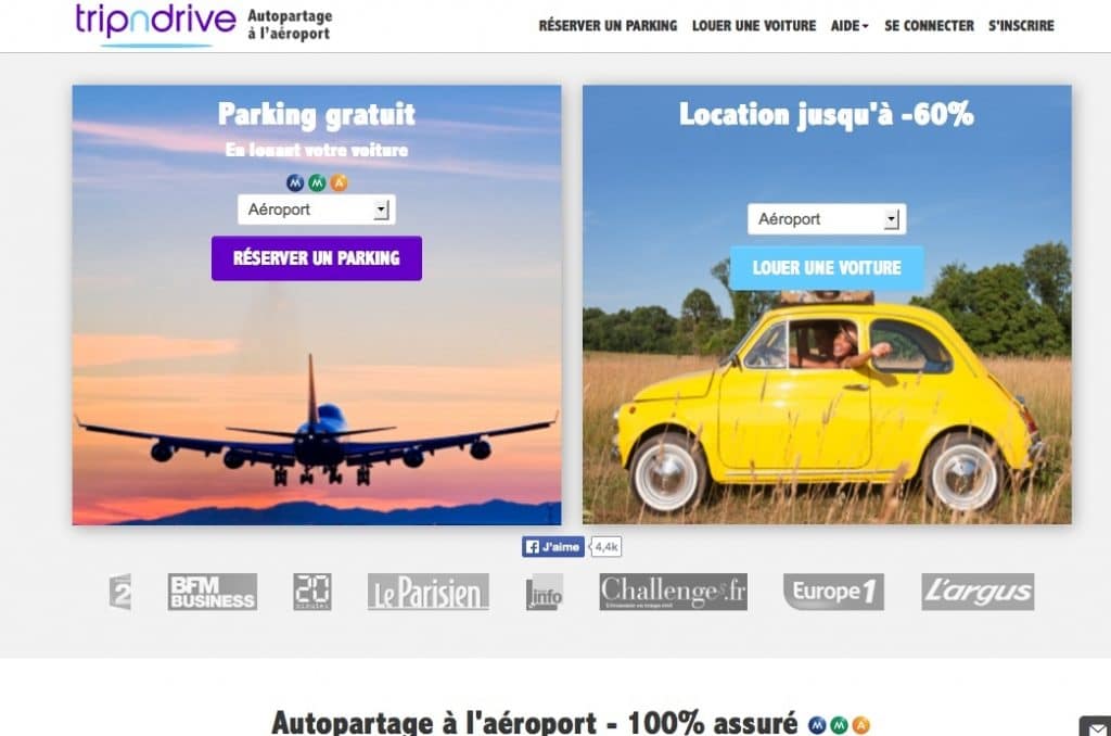 Le service vient d’être lancé à St-Ex : la start-up Tripndrive propose aux voyageurs de gagner de l’argent en louant leur voiture…