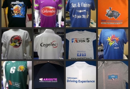 Transfert sur textile, flocage professionnel t shirt