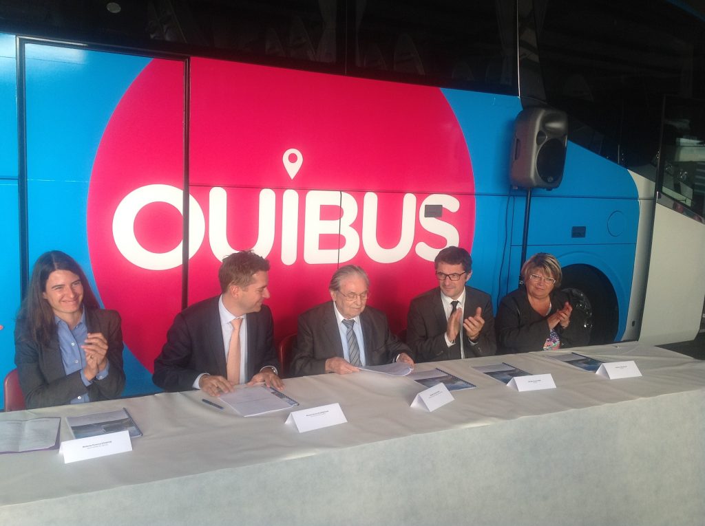 Les « Bus Macron » créent 25 emplois : les « Cars Faure » signent un accord de partenariat avec « Ouibus »