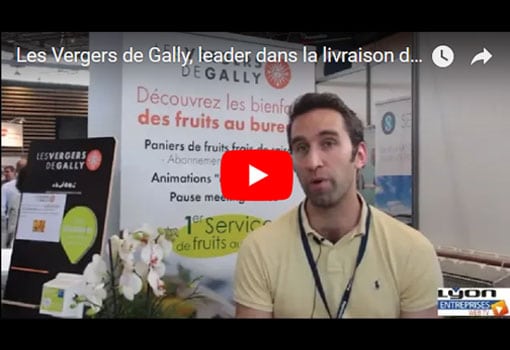 Les corbeilles de fruits des Vergers de Gally étaient aussi sur Préventica Lyon 2018