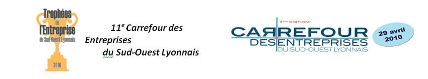 Les entreprises gagnantes du 11 ème Carrefour des Entreprises du Sud-ouest Lyonnais