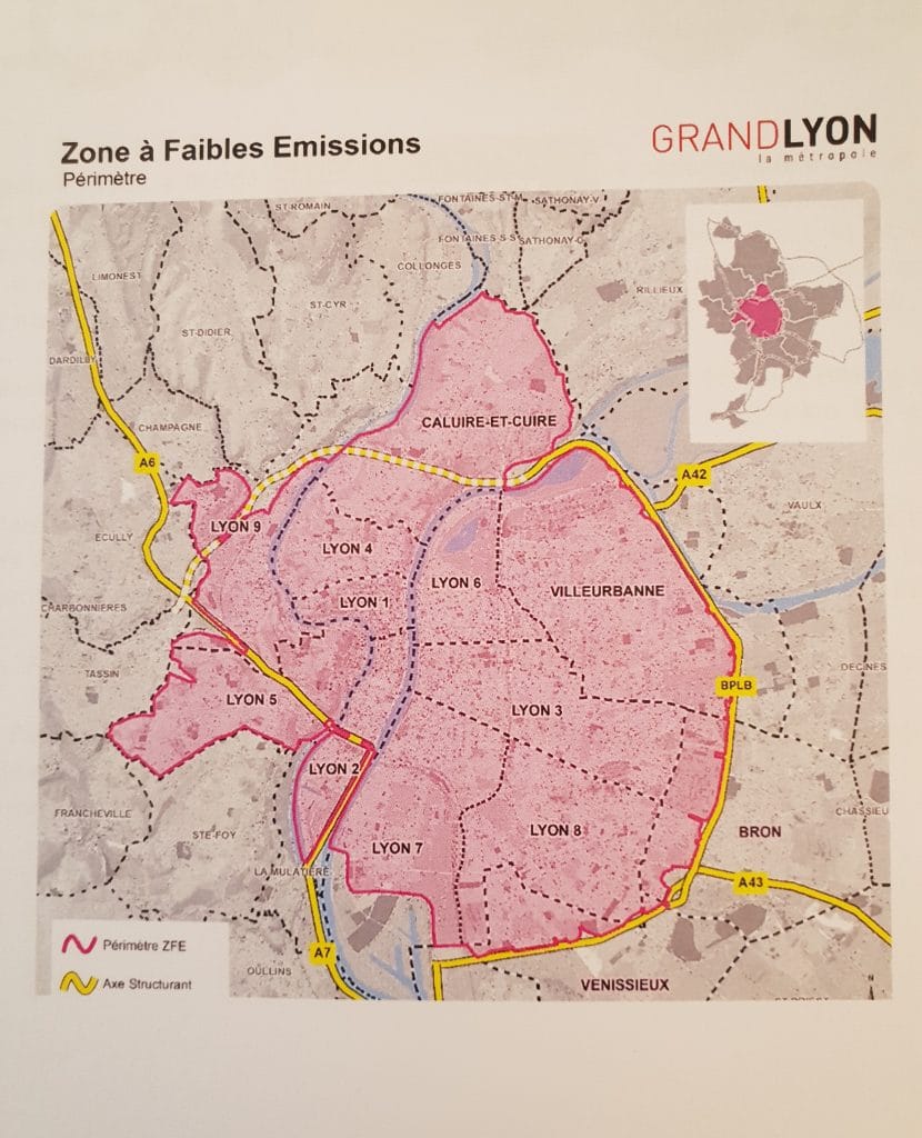 Les professionnels, premiers concernés : lancement de la « Zone Faibles Emissions » dans le Grand Lyon