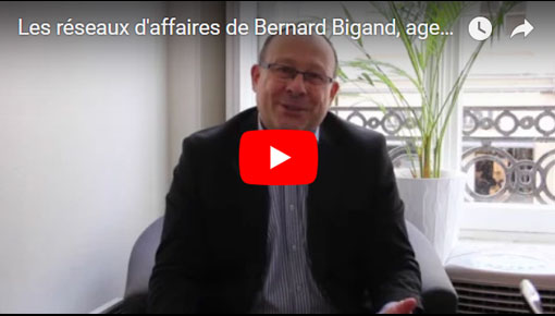 Les réseaux d’affaires de Bernard Bigand, agent général chez AXA