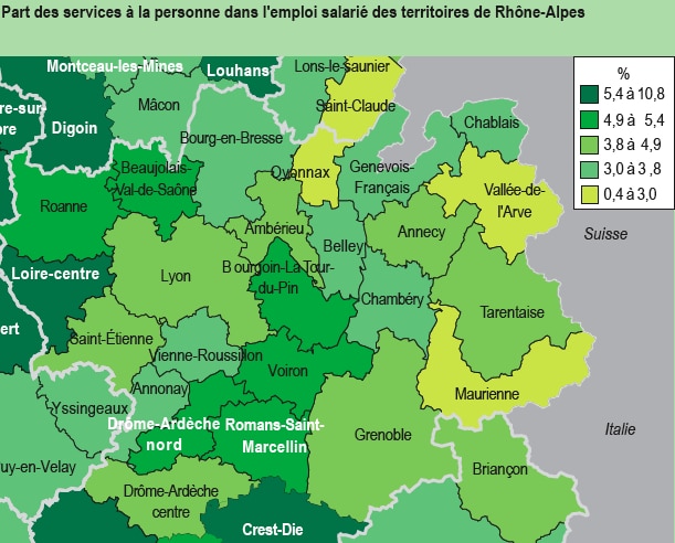 Les services à la personne à la traîne en Rhône-Alpes