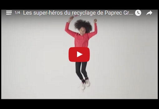 Les super-héros Paprec pour apprendre à recycler
