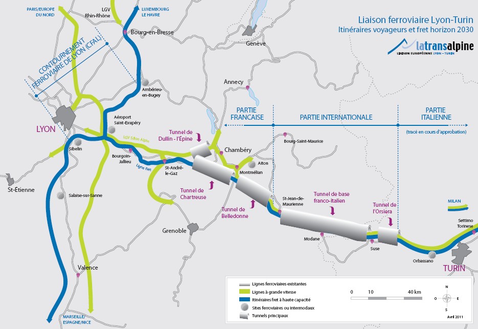 Les travaux enfin lancés : grand roadshow à Lyon le 21 juin pour présenter les 81 appels d’offres du Lyon-Turin…