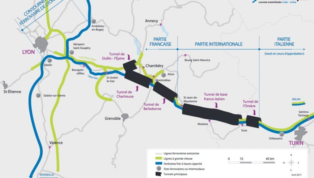 Liaison ferroviaire Lyon-Turin : l’Italie avance désormais plus rapidement que la France !