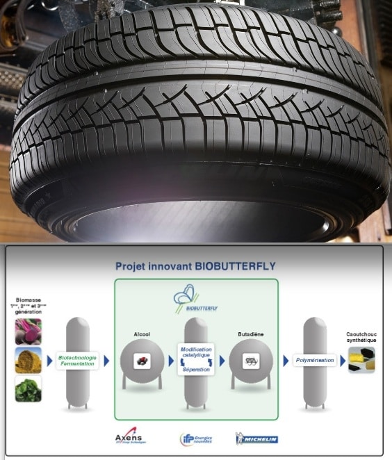 L’Institut Français du Pétrole à Solaize fortement impliqué : Michelin veut produire des pneus à partir de la biomasse