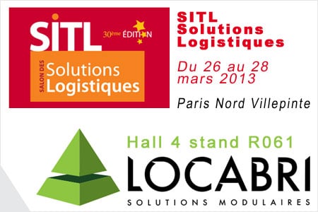 Locabri partenaire des logisticiens au SITL 2013