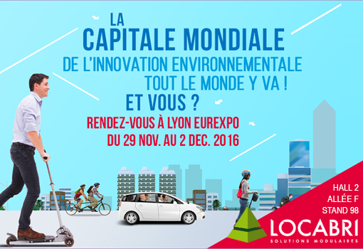 LOCABRI vous attend à Pollutec 2016