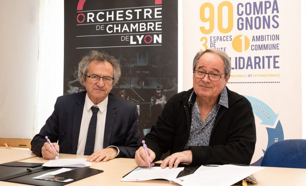 L’Orchestre de Chambre de Lyon (Université Jean Moulin Lyon 3) et Emmaüs Lyon s’engagent dans un partenariat solidaire
