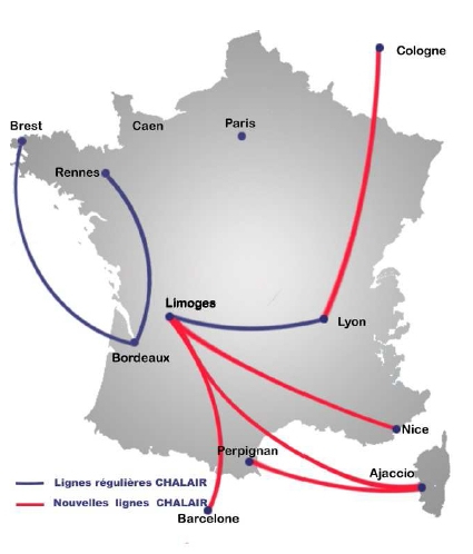 Lyon-Saint Exupéry : la compagnie Chalair lance un Lyon-Cologne