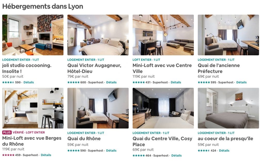 Lyon va toucher 790 000 euros de taxe de séjour de la part d’Airbnb