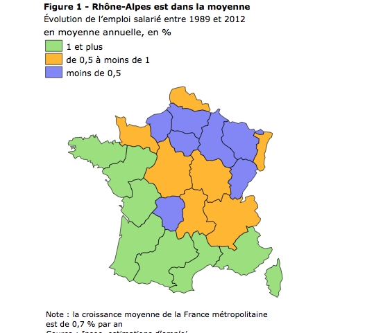 Malgré la crise, la région Rhône-Alpes gagne 430 000 emplois supplémentaires depuis 1989
