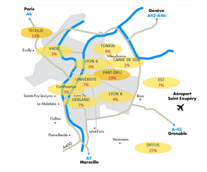 Métropole : les 300 000 m² frôlés en 2016, la demande de bureaux toujours à la hausse… mais aussi les prix