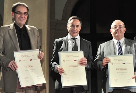 Michel Garcia, Pdg d’Everial reçoit le trophée du patron Autodidacte 2012