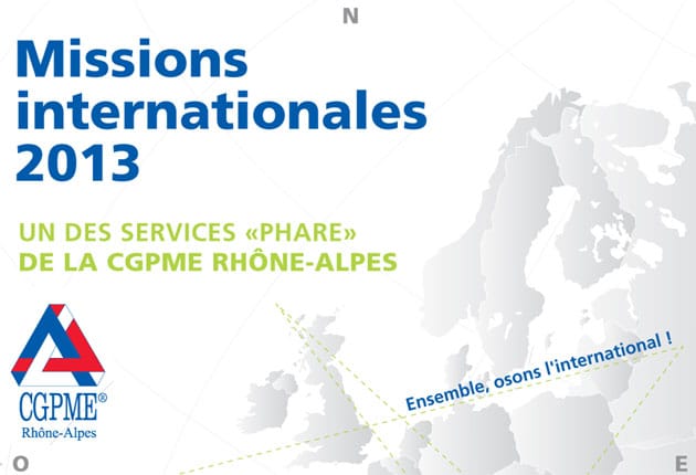 Missions internationales 2013 de la CGPME