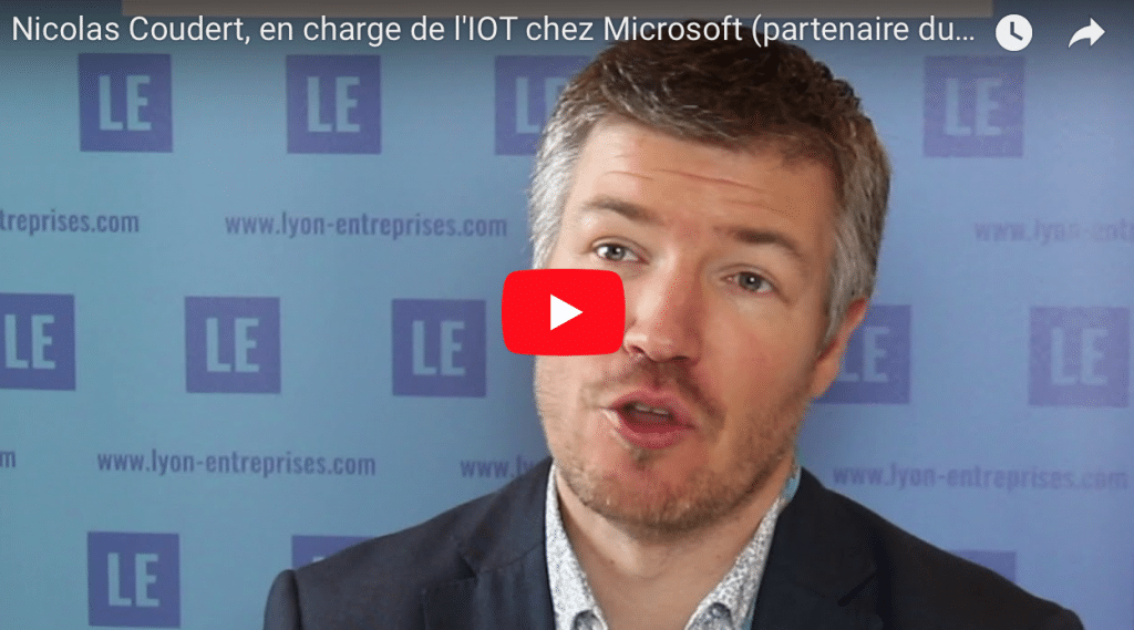 Nicolas Coudert, en charge de l’IOT chez Microsoft (partenaire SIDO)