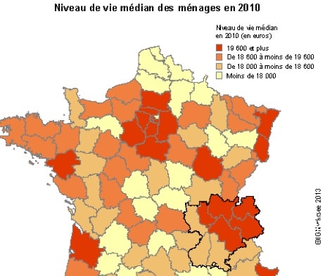 Niveau de vie des Rhônalpins : la crise a encore creusé l’écart entre riches et pauvres, entre l’est et l’ouest