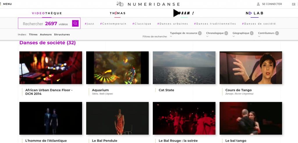 Numéridanse : le 1er site au monde consacré à la Danse est basé à Lyon