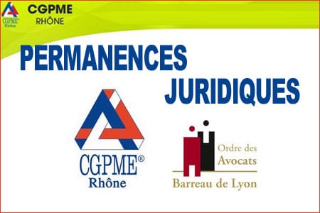 Permanences juridiques adhérents CGPME