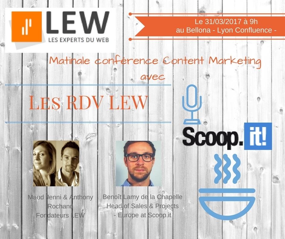Petit-Déjeuner Conférence LEW et Scoopit France (Content Marketing)