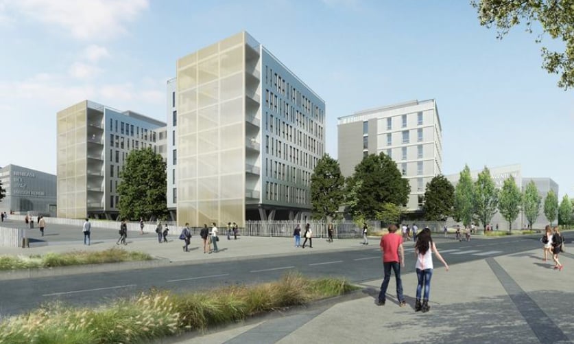 6 700 m2 d’immeubles de bureaux annoncés à OL City, Décines : “Le Stadium”