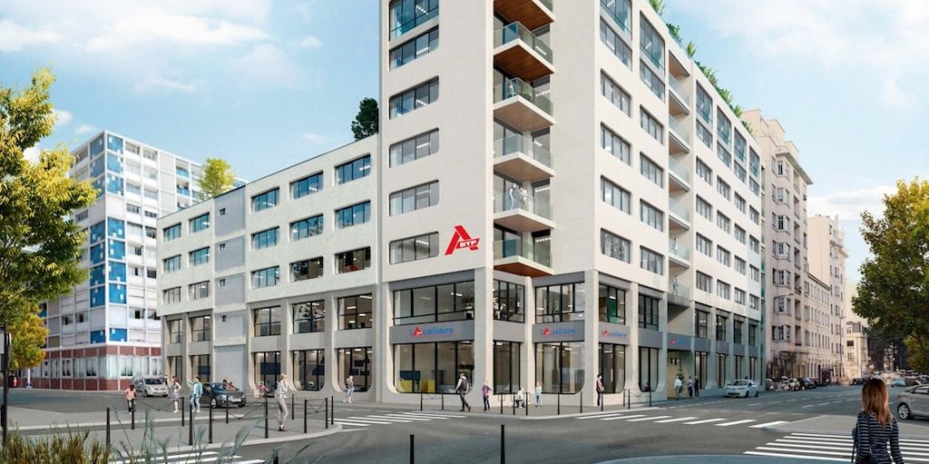 Un nouveau siège social de 4 200 m2 dans le 6ème arrondissement de Lyon pour l’Auxiliaire