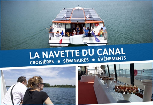 Privatisez la navette du canal pour une croisière séminaire