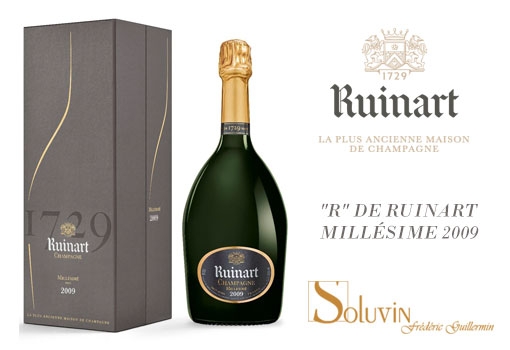 « R » de RUINART, Millésime 2009 l’année solaire – chez SOLUVIN