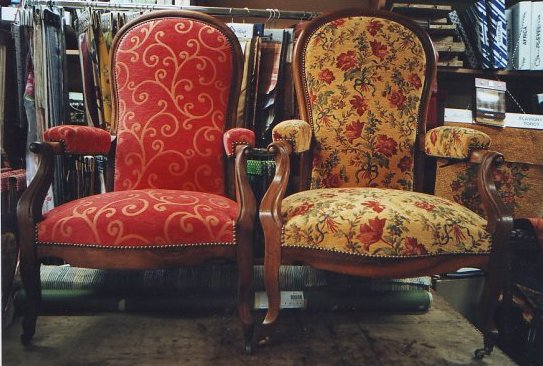 Réfection de fauteuils Voltaire, Crapaud, Cabriolet,…