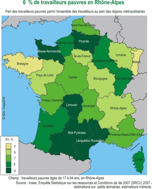 Rhône-Alpes : près de 50 000 salariés à temps complet parmi les « travailleurs pauvres »