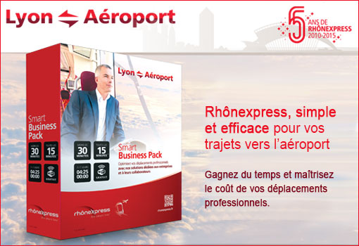 Déplacement aéroport Lyon, Smart Business Pack RhônExpress
