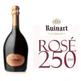 250 ans de Champagne rosé Ruinart