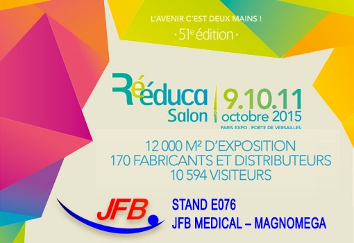 Salon REEDUCA Paris Porte de Versailles : JBF Médical répond présent