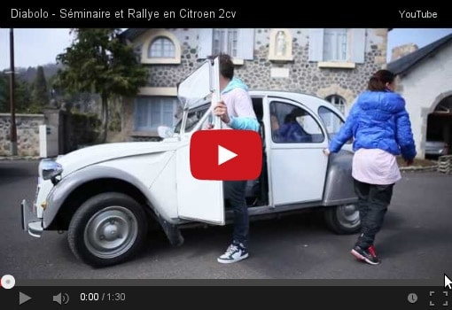 Séminaires et rallyes en 2cv citroën