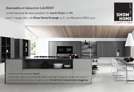 Show Home Concept inaugure son nouveau point de vente de Lyon 6ème
