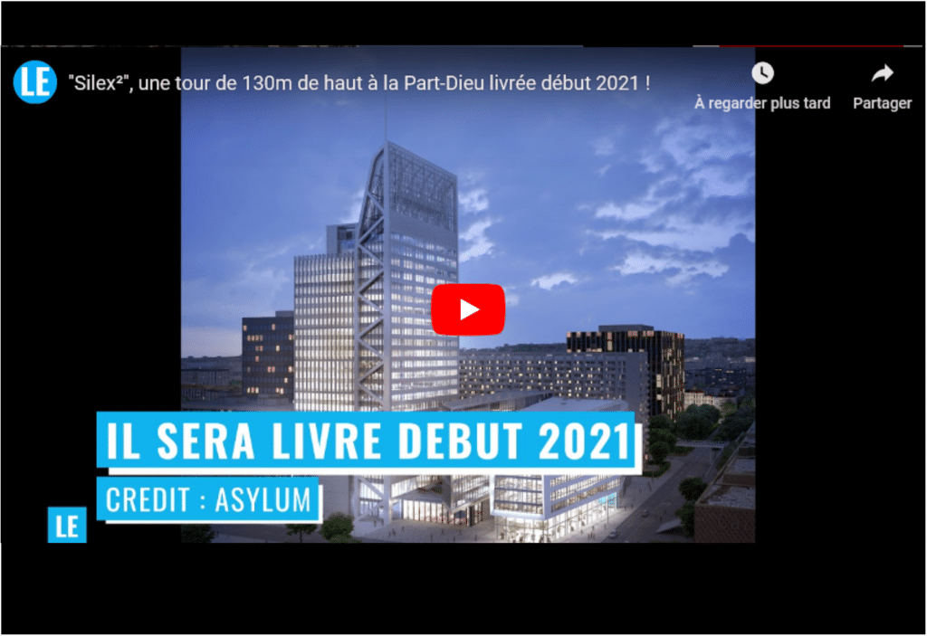 « Silex² » à la Part-Dieu : première pierre posée pour celle qui sera la 3ème plus haute tour de Lyon