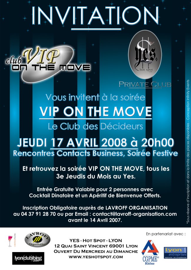 Soirée des décideurs VIP On The Move