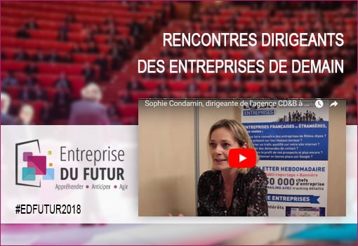 Sophie Condamin, dirigeante d’agence CD&B à Lyon à l’#EDFutur2018