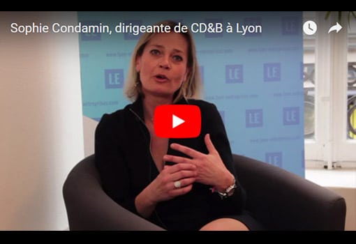 Sophie Condamin, dirigeante de CD&B à Lyon